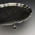 British Antique Silver Plate Card Tray Diameter 25.5cm 475g